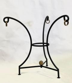 Gilbert Poillerat French Modern Neoclassical Wrought Iron Dining Center Table Gilbert Poillerat - 2372084