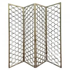 Gilbert Poillerat French Modern Poillerat Style Wrought Iron Room Divider Screen - 3938459