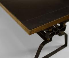 Gilbert Poillerat French Post War Design 1950s Iron Dining Table - 463112
