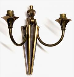 Gilbert Poillerat Gilbert Poillerat Three Two Branch Sconces - 1549680