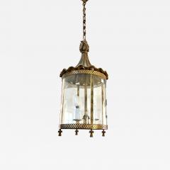 Gilbert Poillerat Gilbert Poillerat solid gold bronze neo classic lantern - 2700731