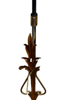Gilbert Poillerat LARGE ITALIAN GOLD BLACK ARROW LANTERN SCONCE MANNER OF GILBERT POILLERAT - 4488124