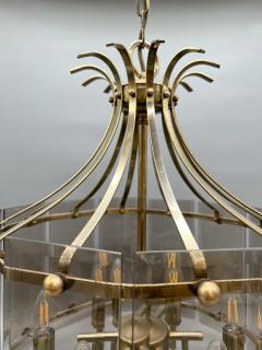 Gilbert Poillerat Lantern with in the mind of Gilbert Poillerat France circa 1970 - 3445449