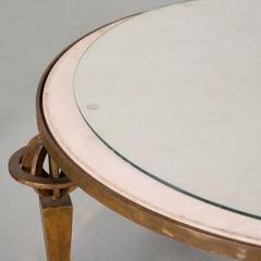 Gilbert Poillerat PAIR OF GILT IRON LOW TABLES ATTRIBUTED TO GILBERT POILLERAT - 3434952