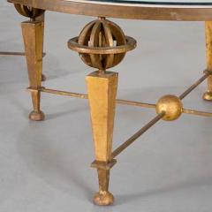 Gilbert Poillerat PAIR OF GILT IRON LOW TABLES ATTRIBUTED TO GILBERT POILLERAT - 3434957