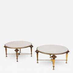 Gilbert Poillerat PAIR OF GILT IRON LOW TABLES ATTRIBUTED TO GILBERT POILLERAT - 3436119