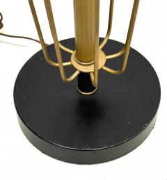 Gilbert Poillerat Pair French Mid Century Enameled Wire Sphere Table Lamps Gilbert Poillerat 1950 - 4529719