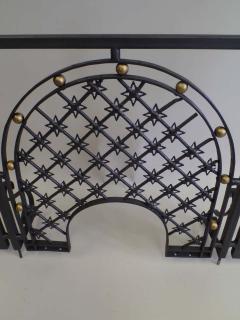 Gilbert Poillerat Two French Mid Century Wrought Iron Fire Screens Attributed to Gilbert Poillerat - 1830689