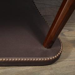 Gilbert Rohde Art Deco Extendable Paldao Series Walnut Leather Dining Table by Gilbert Rohde - 4744595