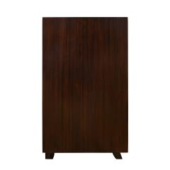 Gilbert Rohde Gilbert Rohde Chic Pair of Chests with Upholstered Drawer Fronts 1940s - 4318108