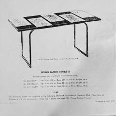 Gilbert Rohde Gilbert Rohde Dining Table or Desk for Troy Sunshade Co 1934 - 3697876