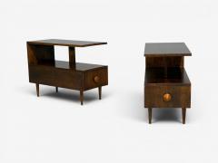 Gilbert Rohde Gilbert Rohde Rare Paldao End Tables Walnut USA 1940s - 4618908