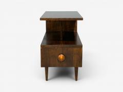 Gilbert Rohde Gilbert Rohde Rare Paldao End Tables Walnut USA 1940s - 4618914