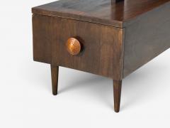 Gilbert Rohde Gilbert Rohde Rare Paldao End Tables Walnut USA 1940s - 4618915