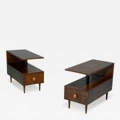 Gilbert Rohde Gilbert Rohde Rare Paldao End Tables Walnut USA 1940s - 4618931