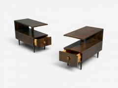 Gilbert Rohde Gilbert Rohde Rare Paldao End Tables Walnut USA 1940s - 4702024