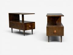 Gilbert Rohde Gilbert Rohde Rare Paldao End Tables Walnut USA 1940s - 4702025