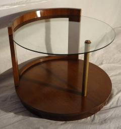 Gilbert Rohde Gilbert Rohde for Herman Miller Art Deco Walnut Cocktail Table circa 1939 - 570643