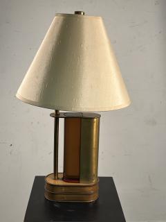 Gilbert Rohde MODERNIST BAKELITE AND BRASS ART DECO LAMP - 3320047