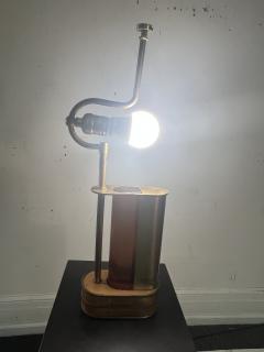 Gilbert Rohde MODERNIST BAKELITE AND BRASS ART DECO LAMP - 3320054