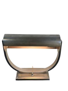 Gilbert Rohde MODERNIST CHROME ART DECO LAMP - 4649095
