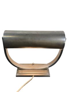 Gilbert Rohde MODERNIST CHROME ART DECO LAMP - 4649097
