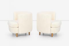 Gilbert Rohde Pair of Gilbert Rohde Attributed Cloud Form Lounge Chairs 1940s - 3869025