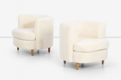 Gilbert Rohde Pair of Gilbert Rohde Attributed Cloud Form Lounge Chairs 1940s - 3869027