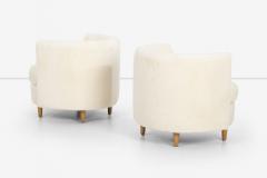 Gilbert Rohde Pair of Gilbert Rohde Attributed Cloud Form Lounge Chairs 1940s - 3869028