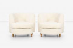 Gilbert Rohde Pair of Gilbert Rohde Attributed Cloud Form Lounge Chairs 1940s - 3869029