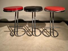 Gilbert Rohde SET OF THREE ART DECO GILBERT ROHDE Z STOOLS - 2811191