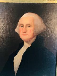 Gilbert Stuart Newton Exceptional George Washington Portrait After Gilbert Stuart - 1041143