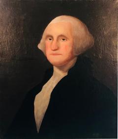 Gilbert Stuart Newton Exceptional George Washington Portrait After Gilbert Stuart - 1041423