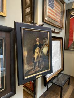 Gilbert Stuart Newton George Washington at Dorchester Heights after Gilbert Stuart Oil on Canvas - 3469971