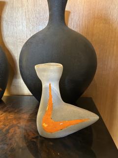 Gilbert Valentin Ceramic Vase by Gilbert Valentin Les Archanges Vallauris France 1950s - 4634925
