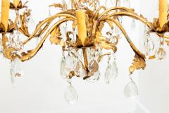 Gilded 8 stem chandelier - 1614783