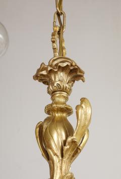Gilded Bronze 10 Arm Regency Style Chandelier From Spain - 4293346