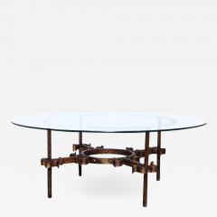 Gilded Glam Transitional Coffee Table - 1803922