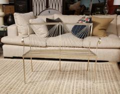 Gilded Iron Entry Bench - 3466442