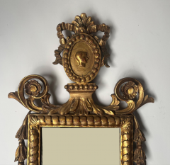 Gilded Neoclassical Gilt Mirror Mid 20th Century - 4613042