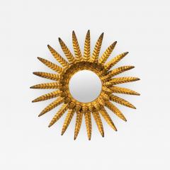 Gilded Sunburst Mirror - 1180076