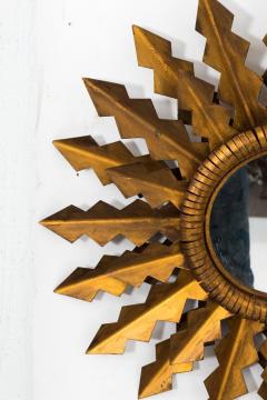 Gilded Sunburst Tole Mirror - 1179937