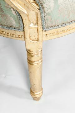 Gilded Wood French Pair of Victorian Style Chairs - 717016