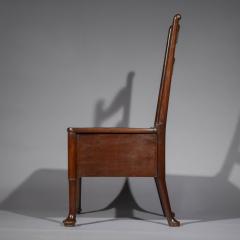 Giles Grendey English Georgian Ladder Back Country Chair or Kitchen Chair - 2567351
