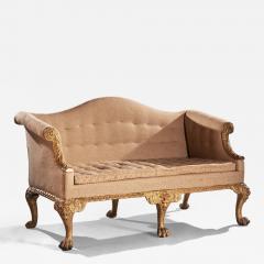 Giles Grendey George II Giltwood Sofa on Lion Mask Hairy Paw Feet Possibly by Giles Grendey - 4558678