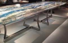 Gilles Charbin Gilles Charbin Large dining table in three parts 1975 - 917648