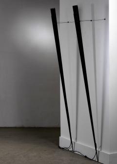 Gilles Derain Pair of Torchere wall lamps by Gilles Derain for Lumen Center - 4187554
