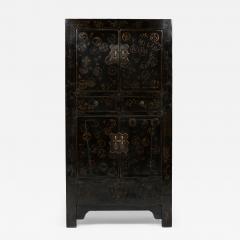 Gilt Black Lacquer Shanxi Cabinet - 4205019