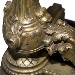 Gilt Brass Fireplace Fender in The Rococo Revival Louis XVI Style - 137572