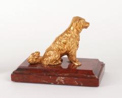 Gilt Bronze Dog Paper Clip 19th c - 2617900